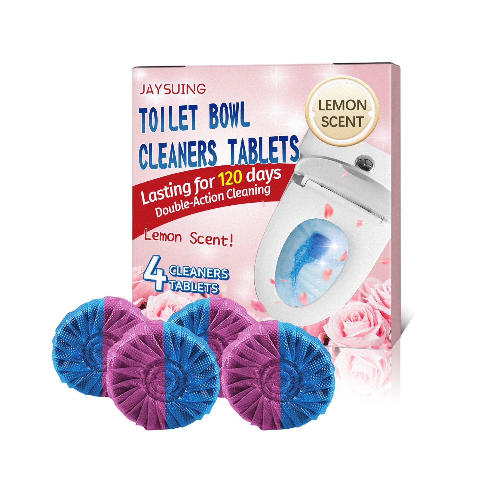 Jaysuing Toilet Cleaning Block, Deodorizing Remove Scale And Urine Stains Household Toilet Cleaning Block