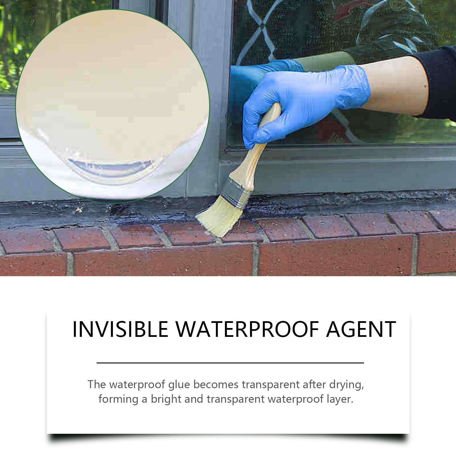 Jaysuing Transparent Waterproof And Leak Proof Agent, Waterproof Invisible Wear Resistant Sealing Glue Construction Site Household Leak Proof Agent