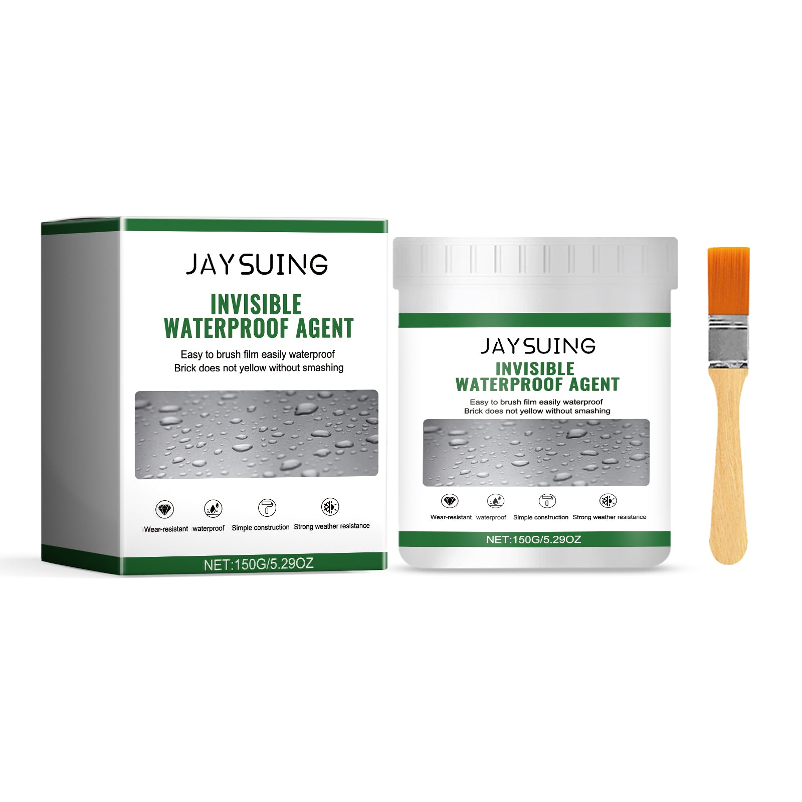 Jaysuing Transparent Waterproof And Leak Proof Agent, Waterproof Invisible Wear Resistant Sealing Glue Construction Site Household Leak Proof Agent