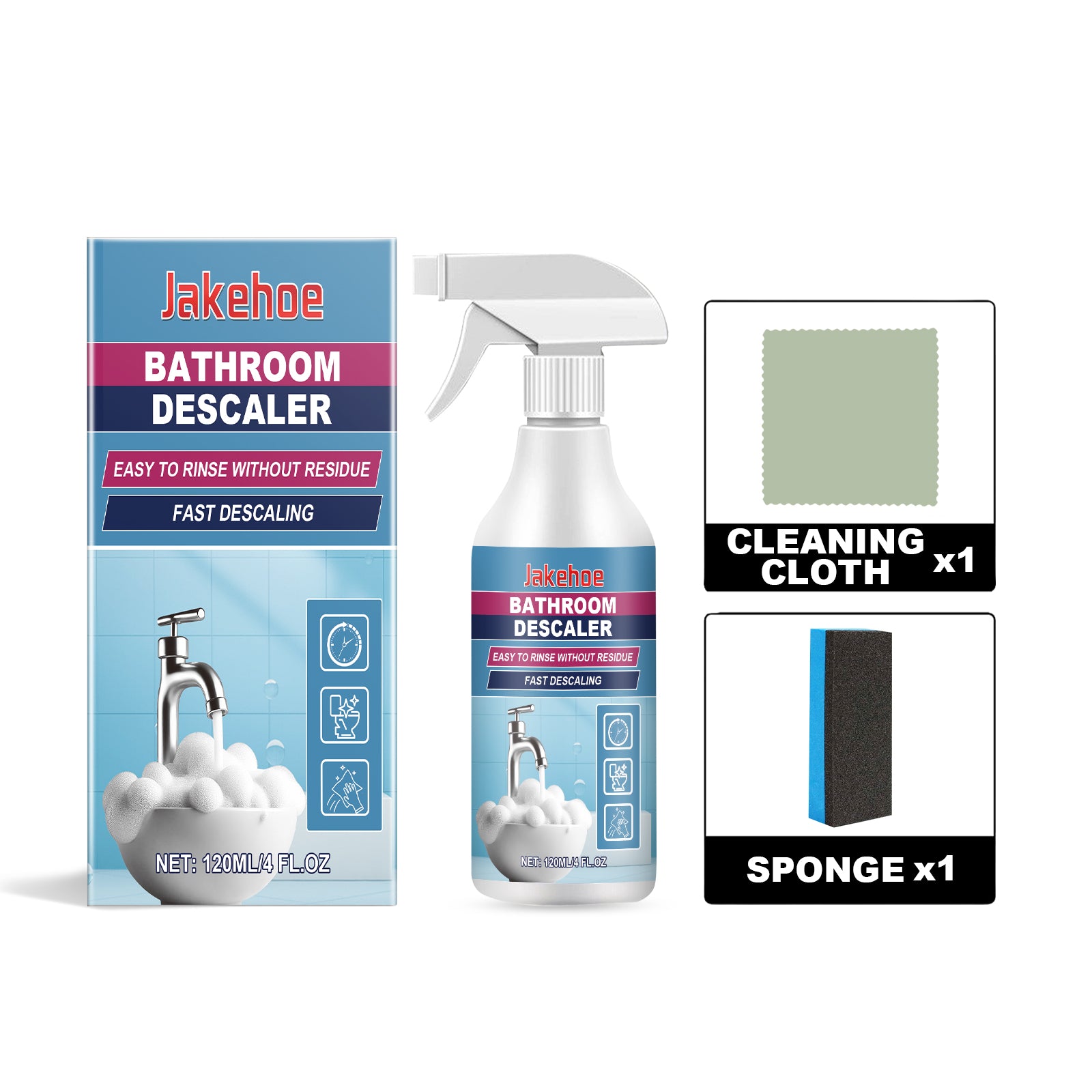 Bathroom Dirt Cleaner Bathroom Toilet Faucet Decontamination Decontamination Clean Multi-Functional Cleaning